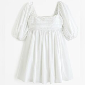 A&F Emerson Poplin Puff Sleeve Mini Dress